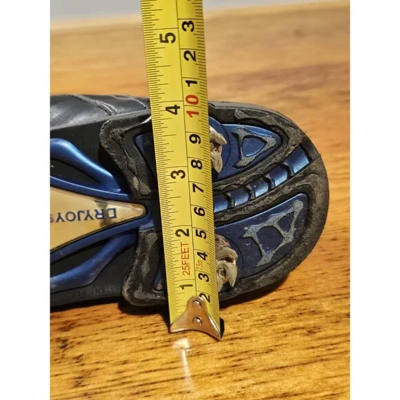 FootJoy Dryjoys Golf Shoes 53633 Black Pebbled Leather Men's Size 10.5 Wide EUC - Picture 11 of 13